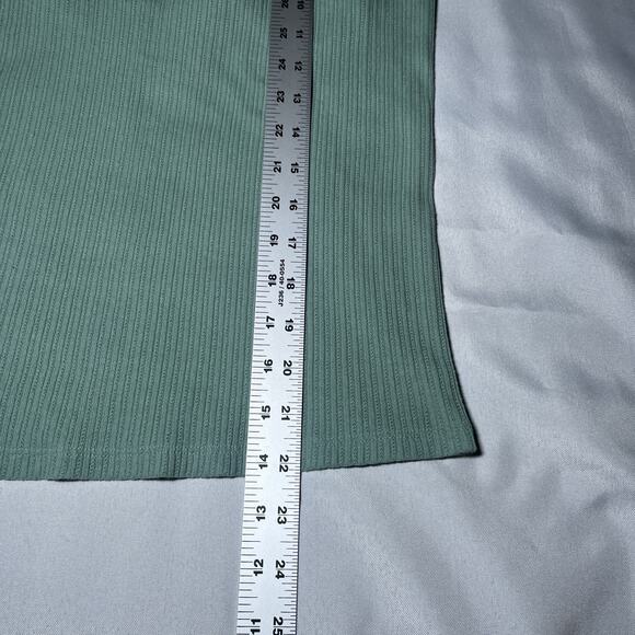 Victoria's Secret Y2K Babydoll Cami Top Womens M Green Lace Coquette Mesh - Picture 5 of 8